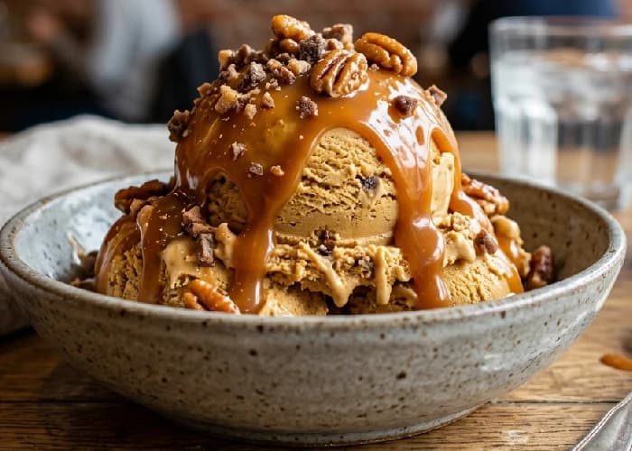 Ice Cream Toppings for a Golden Caramel Dessert Experience