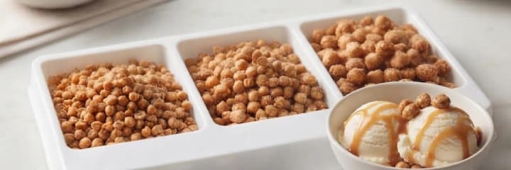 Butterscotch Nuts for Ice Cream – 4 mm, 6 mm and 8 mm