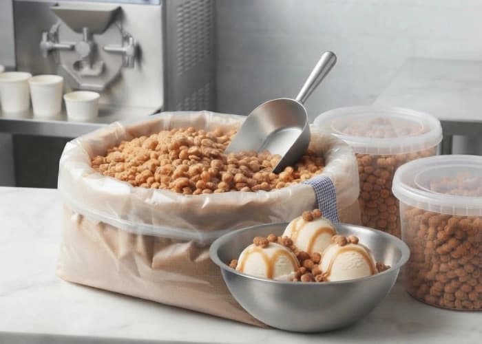 Butterscotch Nuts for Ice Cream – 4 mm, 6 mm and 8 mm