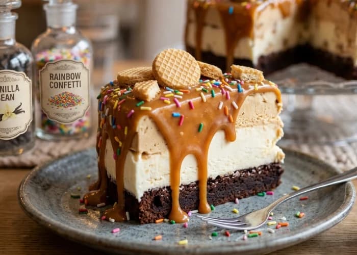 Premium butterscotch and chocolate toppings for ice cream cakes