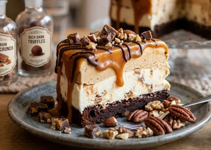 Premium butterscotch and chocolate toppings for ice cream cakes