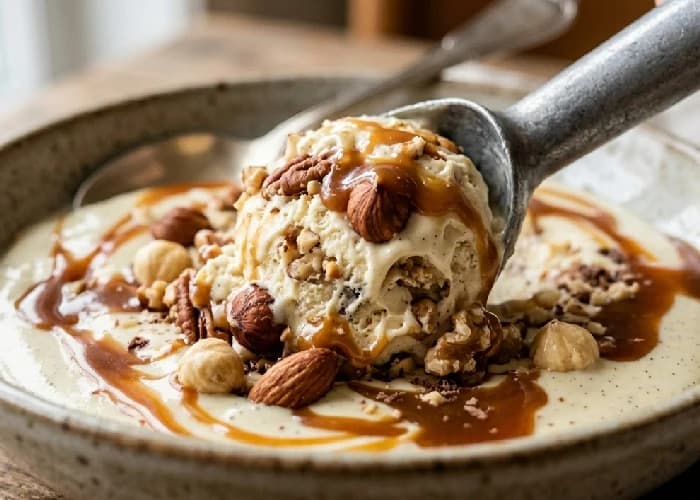 Pralines in Cream Makes Every Sweet Scoop a Pure Joy